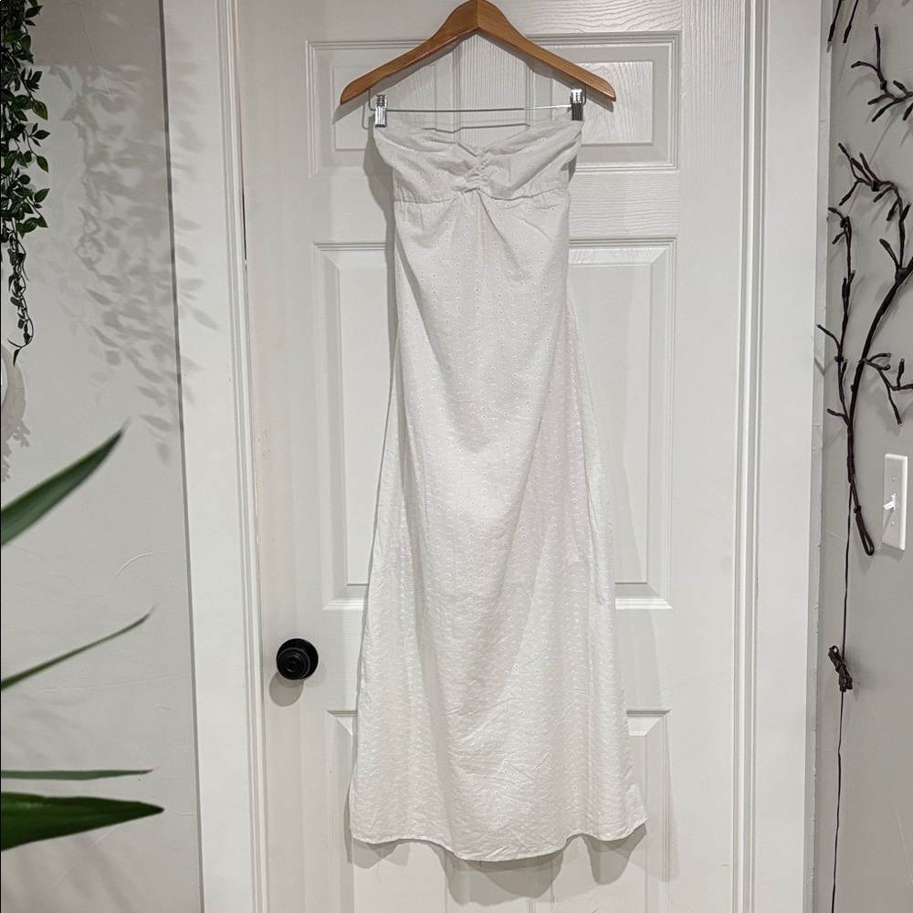 NWT Tommy Bahama Strapless Eyelet Dress